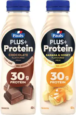 Coles Pauls Plus+ Protein Milk offer