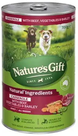 Coles Nature's Gift Dog Food offer