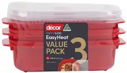 Coles Décor Microsafe Easy Heat Container 900mL offer