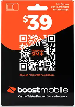 Coles Boost $39 SIM Pack offer