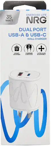 Coles NRG USB-A & C Wall Charger 1 Each offer