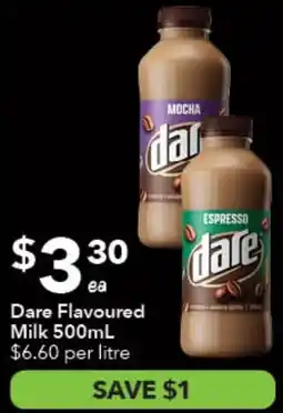 Ritchies Dare Flavoured Milk offer