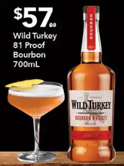 Ritchies Wild Turkey 81 Proof Bourbon offer