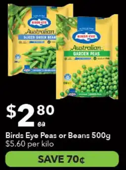 Ritchies Birds Eye Peas or Beans offer