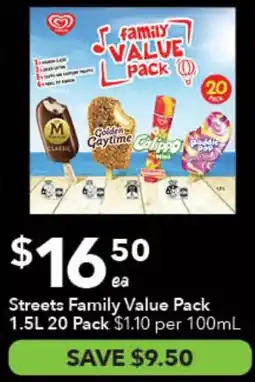 Ritchies Streets Family Value Pack offer