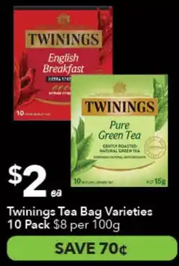 Ritchies Twinings Tea Bag offer