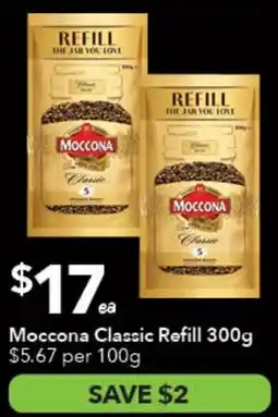 Ritchies Moccona Classic Refill offer