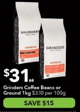 Ritchies Grinders Coffee Beans or Ground offer