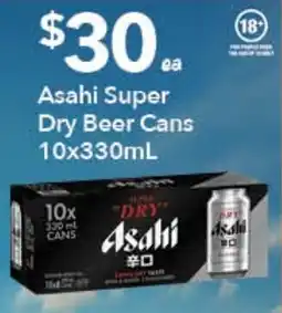 Ritchies Asahi Super Dry Beer Cans offer