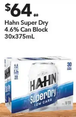 Ritchies Hahn Super Dry offer