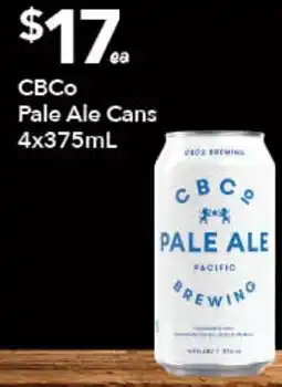 Ritchies CBCo Pale Ale Cans offer