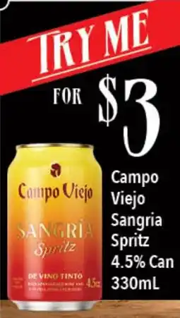Ritchies Campo Viejo Sangria Spritz offer