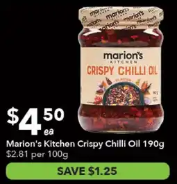 Ritchies Marion's Kitchen Crispy Chilli Oil offer
