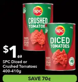 Ritchies SPC Diced or Crushed Tomatoes offer