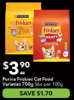 Ritchies Purina Friskies Cat Food Varieties offer