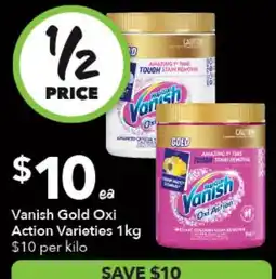 Ritchies Vanish Gold Oxi Action Varieties offer