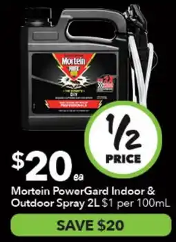 Ritchies Mortein PowerGard Indoor & Outdoor Spray offer