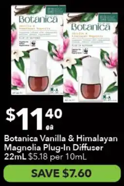 Ritchies Botanica Vanilla & Himalayan Magnolia Plug-In Diffuser offer