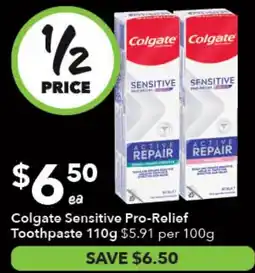 Ritchies Colgate Sensitive Pro-Relief Toothpaste offer