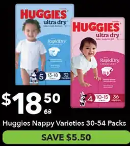 Ritchies Huggies Nappy Varieties offer