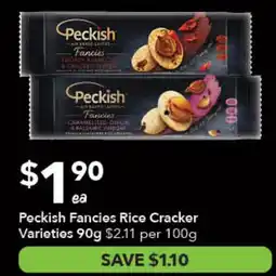 Ritchies Peckish Fancies Rice Cracker Varieties offer