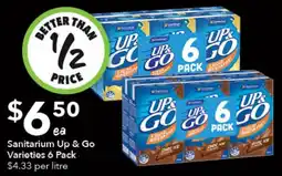 Ritchies Sanitarium Up & Go Varieties offer