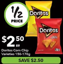 Ritchies Doritos Corn Chip Varieties offer