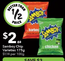 Ritchies Samboy Chip Varieties offer