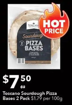 Ritchies Toscano Sourdough Pizza Bases offer