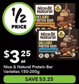 Ritchies Nice & Natural Protein Bar Varieties offer