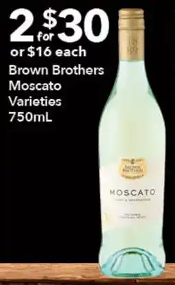 Ritchies Brown Brothers Moscato Varieties offer