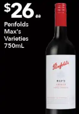 Ritchies Penfolds Max's Varieties offer