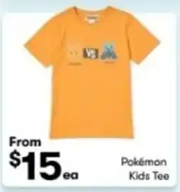 BIG W Pokemon Kids Tee offer