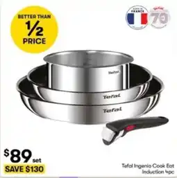 BIG W Tefal Ingenio Cook Eat Induction 4pc offer