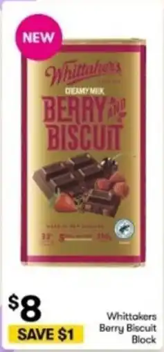 BIG W Whittakers Berry Biscuit Block offer
