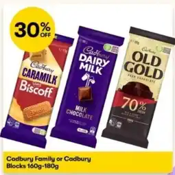 BIG W Cadbury Family or Cadbury Blocks offer
