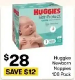 BIG W Huggies Newborn Nappies offer