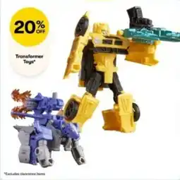 BIG W Transformer Toys offer