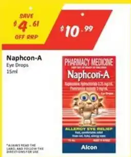 Chemist Outlet Naphcon-A Eye Drops offer