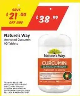 Chemist Outlet Nature's Way Activated Curcumin offer