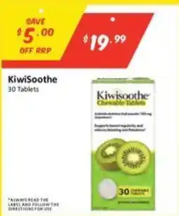 Chemist Outlet KiwiSoothe Chewable Tablets offer