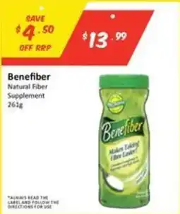 Chemist Outlet Benefiber Natural Fiber Supplement offer