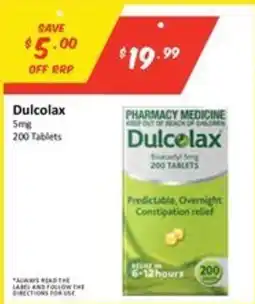 Chemist Outlet Dulcolax offer