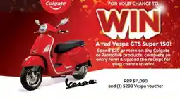 Chemist Outlet red Vespa GTS Super 150 offer