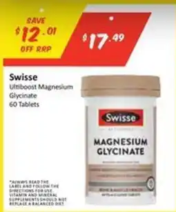 Chemist Outlet Swisse Ultiboot Magnesium Glycinate offer