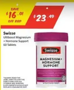 Chemist Outlet Swisse Ultiboot Magnesium + Hormone Support offer