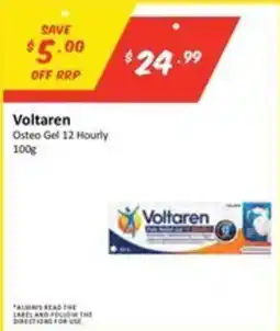 Chemist Outlet Voltaren Osteo Gel 12 Hourly offer