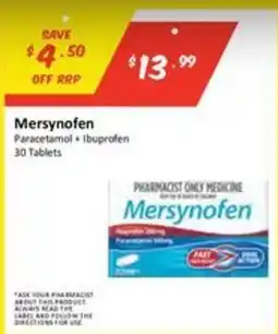 Chemist Outlet Mersynofen offer