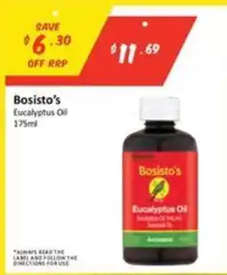 Chemist Outlet Bosisto's Eucalyptus Oil offer