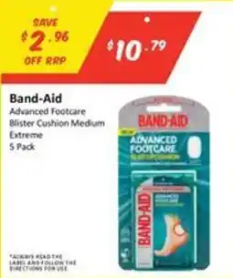 Chemist Outlet Band-Aid Advanced Footcare Blister Cushion Medium offer